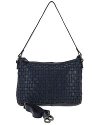 Ashwood Leather - 'Incanto Infinito' Vintage Woven Shoulder Bag - Lyst