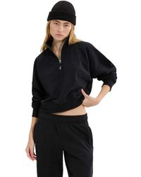 Ellesse - Ladies Carrera Quarter Zip Sweatshirt - Lyst