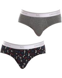 Kisses&Love - Pack-2 Basic Briefs Breathable Fabric Kl2014 - Lyst