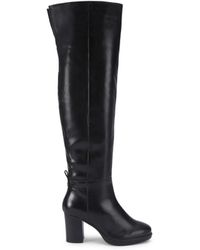 KG by Kurt Geiger - Leather Sage High Leg Otk Boots - Lyst