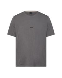 BOSS - Stretch Cotton Pyjama T Shirt - Lyst