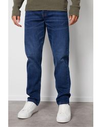 Threadbare - Blue 'canterbury' Straight Fit Jeans With Stretch - Lyst
