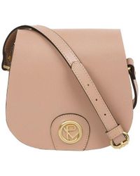 Pure Luxuries - 'torver' Blush Pink Leather Cross Body Bag - Lyst