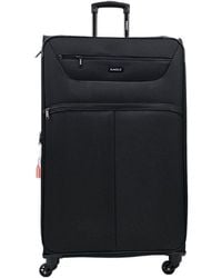 Infinity Leather - Lightweight Soft Suitcases 4 Wheel Luggage Travel Tsa Cabin - Lyst