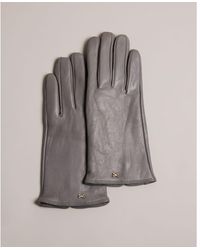 Ted Baker - Bow Detail Leather Gloves - Lyst