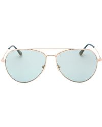 Tom Ford - Ft0996 28X Shiny Sunglasses Metal - Lyst