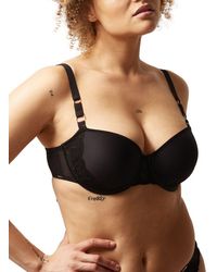Chantelle - Fleurs Half Cup Memory Bra - Lyst