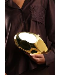 Where's That From - Wheres 'Nude' Sculpted Evening Clutch Bag - Lyst