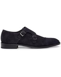 BOSS - Derrek Monk Capped Toe Shoes - Lyst