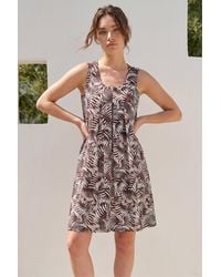 Roman - Petite Abstract Print Pocket Dress - Lyst
