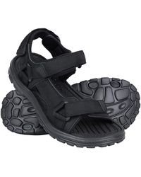 Mountain Warehouse - 'Crete' Sandals Cushioned Footbed Open Toe Comfy Summer Holiday Shoes Textile - Lyst