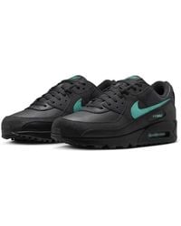 Nike - Air Max 90 Trainers Dark Smoke/Clear Jade Ii - Lyst