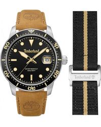 Timberland - Tdwgb00834X0 Peatfield Watch And Strap Gift Set - Lyst