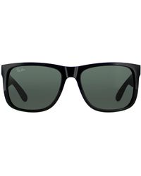 Ray-Ban - Sunglasses Justin 4165 601/71 Shiny - Lyst