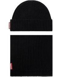 DSquared² - Warmy Muts En Sjaal Set Met Logo-Label - Lyst