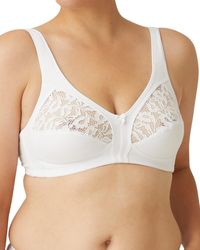 Naturana - 5346 Vintage Cotton Non Wired Lace Bra - Lyst