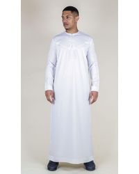 Thobez - Thobe Robe Satin Emirati Islamic Jubba Eid Regular Fit - Lyst