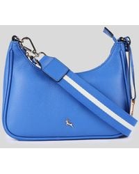 Ashwood Leather - 'Bella Toscana' Real Crossbody Bag With Webbing Strap - Lyst