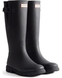 HUNTER - Downpour Adjustable Boot Rubber Dark/ Wellington Boots - Lyst