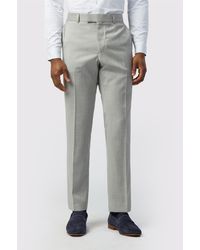 Ted Baker - Flat Fronted Tailored Suit Trousers - Lyst