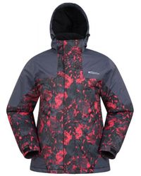 Mountain Warehouse - Shadow Ii Printed Ski Jacket (donkergrijs) - Lyst