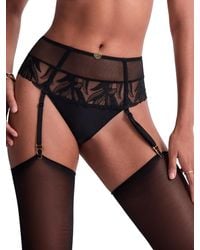 Aubade - Sweet Euphoria Thong Suspender Belt - Lyst