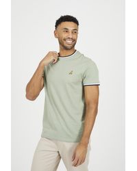 Brave Soul - 3-Pack Crew Neck T-Shirts With Rib Detail - Lyst