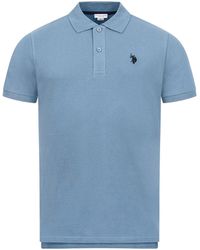 U.S. POLO ASSN. - U. Polo Assn. Basic Poloshirt Met Korte Mouwen En Stretch - Lyst
