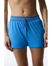 Penti - Mid-Waist Mini Tie Shorts - Lyst
