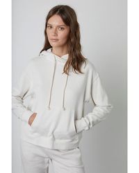 Velvet By Graham & Spencer - By And Corefleece Relaxed Fit Hooded Sweatshirt - Lyst