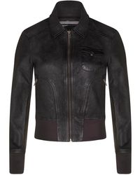 Infinity Leather - Ma-1 Varsity Bomberjack-Modbury - Lyst