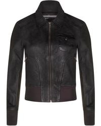 Infinity Leather - Ma-1 Varsity Bomber Jacket-Modbury - Lyst