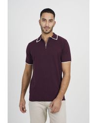 Brave Soul - 'Polack' Short Sleeve Knitted Polo Shirt - Lyst