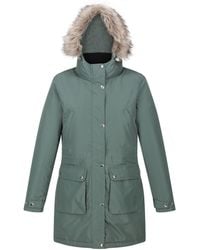 Regatta - Ladies Voltera Heated Waterproof Jacket (Dark) Material_Polyester - Lyst