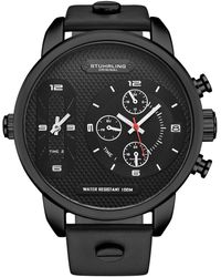 Stuhrling - Global Gmt 4052 Japanese Quartz 52Mm - Lyst