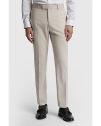 Antique Rogue - Flat Fronted Slim Fit Suit Trousers - Lyst