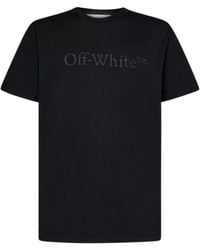 Off-White c/o Virgil Abloh - Bookish Laund Slim S/S Tee Cotton - Lyst