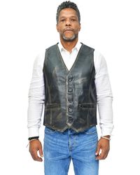 Infinity Leather - Classic Waistcoat-Chester - Lyst
