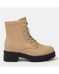 I Saw It First - Saw It Biker Ankle Boots - Lyst