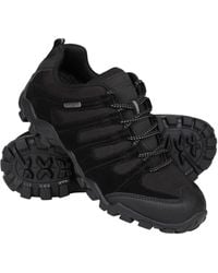 Mountain Warehouse - 'Belfour' Walking Shoes With Rubber Outsole Everyday Hiking Sneakers Leather - Lyst