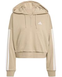 adidas - W 3S Ft Qz Hd - Lyst