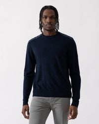 Belstaff - Kerrigan Merino Wool Crew Neck Jumper - Lyst