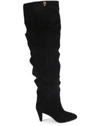 Kurt Geiger - Suede Shoreditch Otk Slouch Boots - Lyst
