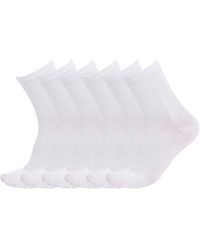 Pro Socks - 6 Pairs Cotton Mid-Calf S25609 - Lyst