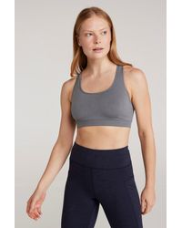 Mountain Warehouse - Antibacterial Seamless Bra Stretchy Racerback Sports Bralette Polyamide - Lyst