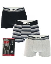DKNY - Dallas 3 Pack Boxershort In Zwart - Lyst