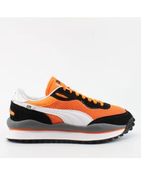PUMA - Style Rider Og Pack Textile Lace Up Trainers 372871 01 - Lyst