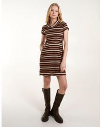 Blue Vanilla - Cowl Neck Tunic Dress - Lyst