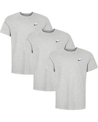 Nike - 3 Pack Sportswear Club T Shirt - Lyst