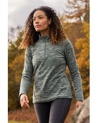 Mountain Warehouse - 'Snowdon' Fleece Top Half Zip Breathable Quick Dry Sweater - Lyst